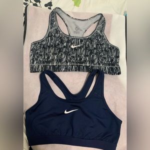 NIKE DRI-FIT sports bras, Large